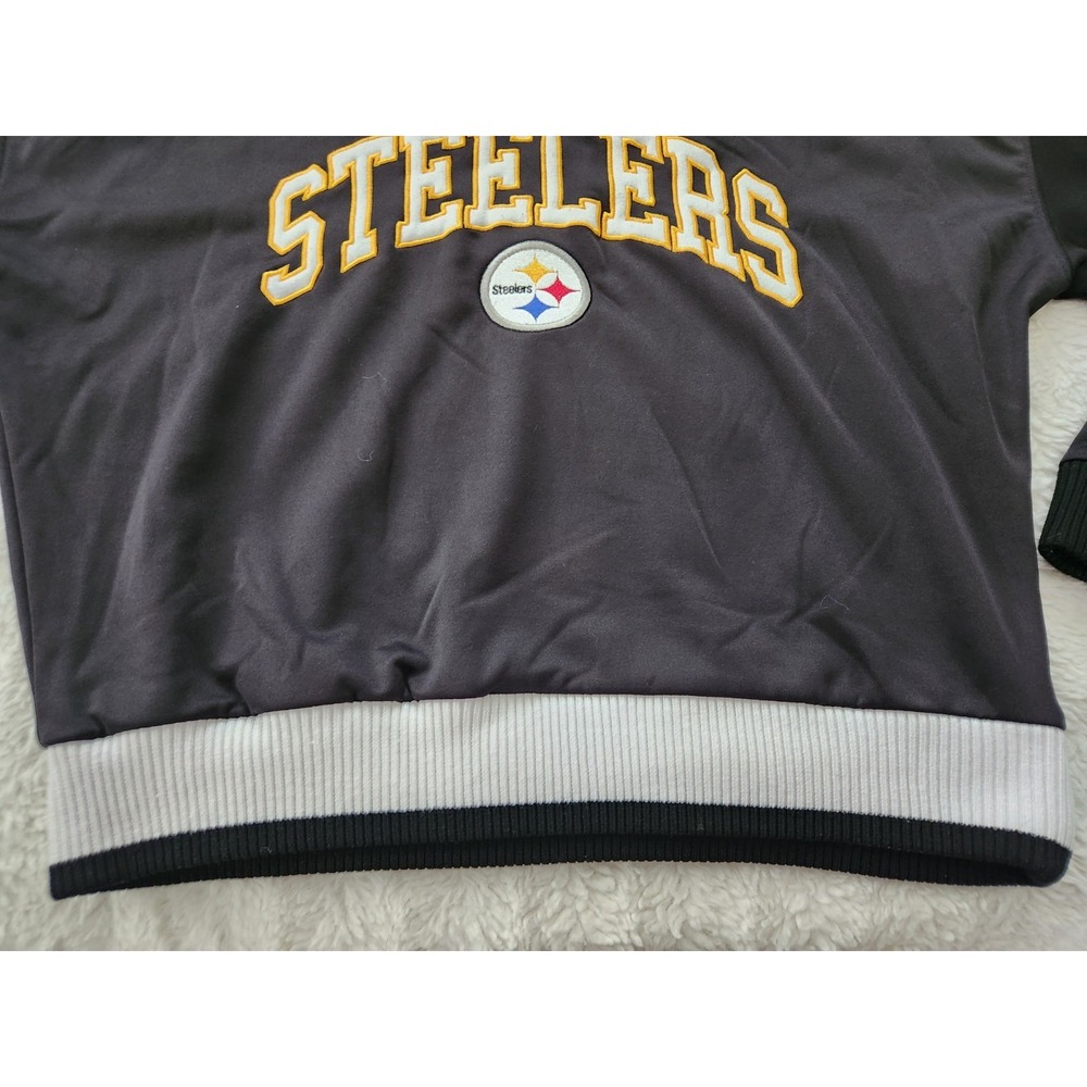 NFL Pittsburgh Steelers Hoodie Womens Large Black Gold Sleepwear Long Sleeve... - Picture 3 of 7